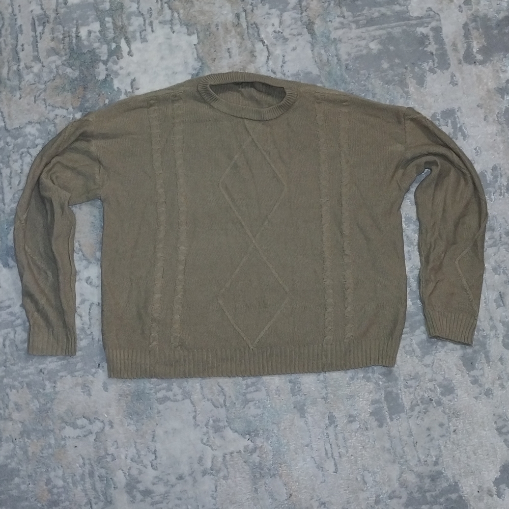 Neutral Crewneck Sweater